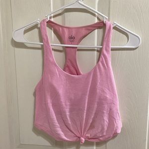 ALO yoga top pink - small stain